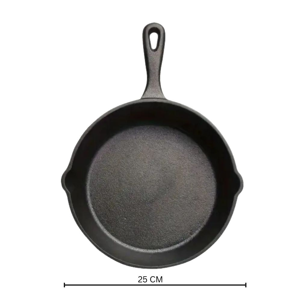 Padella in ghisa nera