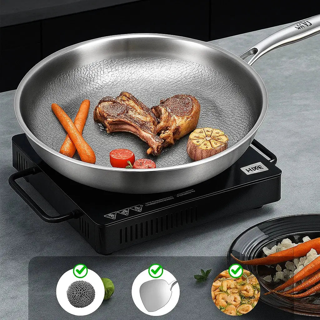 Padella in titanio 26 cm – Antiaderente naturale senza sostanze nocive