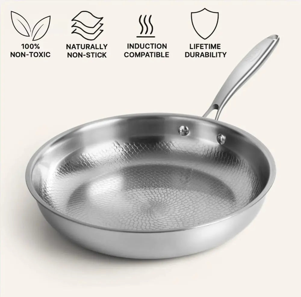 Padella in titanio 26 cm – Antiaderente naturale senza sostanze nocive