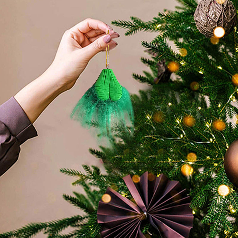 Pallina di Natale pelosa Grinch