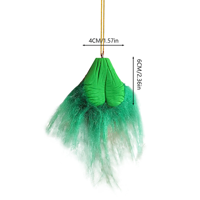 Pallina di Natale pelosa Grinch