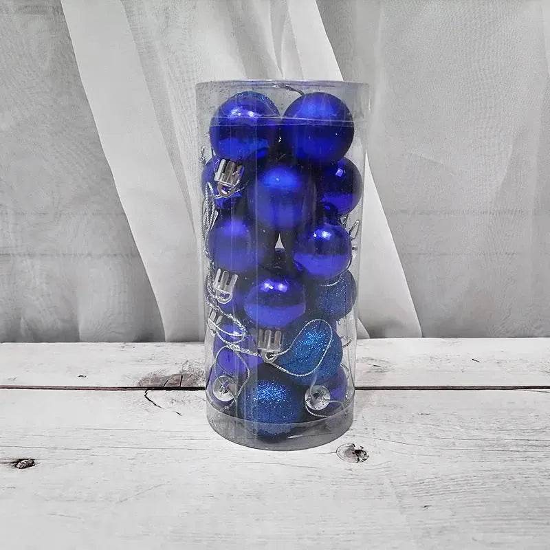 Palline di Natale lucide e opache – Set da 24 pezzi