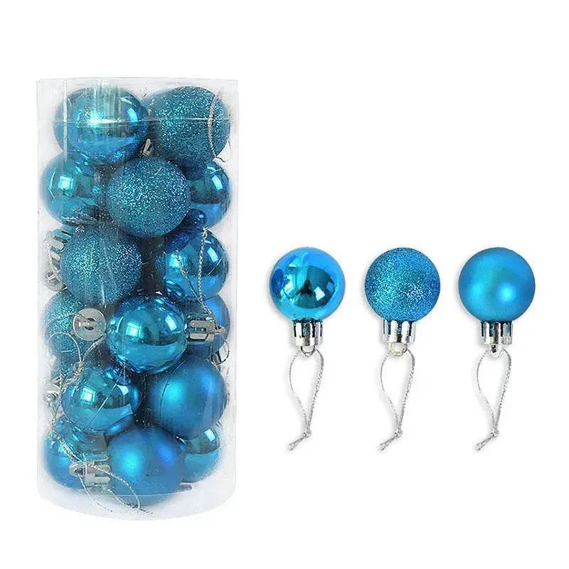 Palline di Natale lucide e opache – Set da 24 pezzi