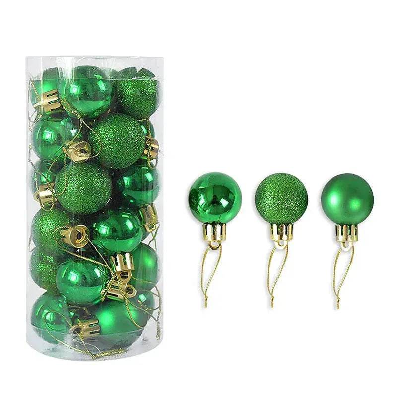 Palline di Natale lucide e opache – Set da 24 pezzi