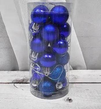 Palline di Natale lucide e opache – Set da 24 pezzi