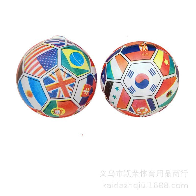Pallone da calcio unisex con bandiere internazionali