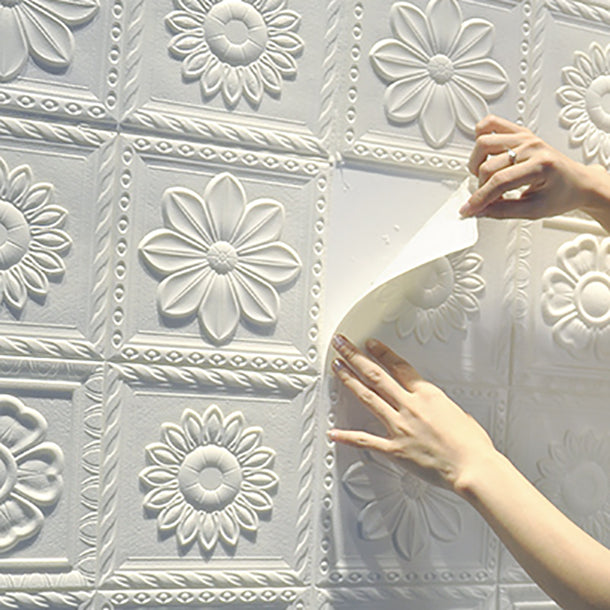 Pannelli decorativi 3D autoadesivi per parete – Set da 10 pezzi
