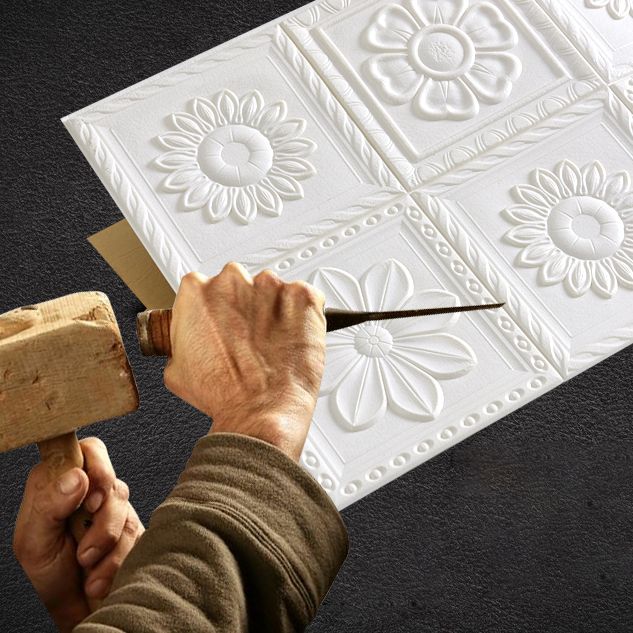 Pannelli decorativi 3D autoadesivi per parete – Set da 10 pezzi