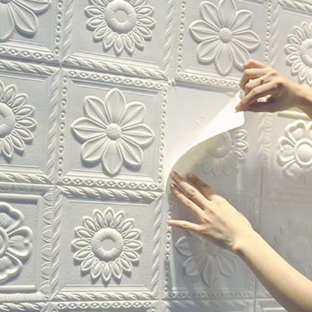 Pannelli decorativi 3D autoadesivi per parete – Set da 10 pezzi