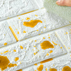 Pannelli decorativi 3D effetto mattone per camera e soggiorno – Set da 2