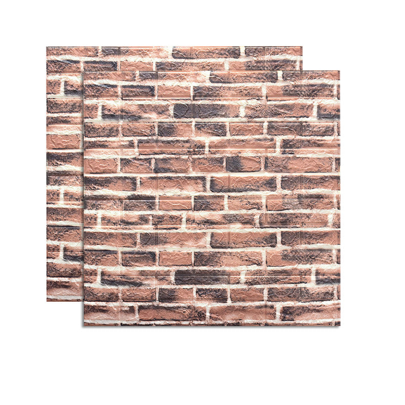 Pannelli decorativi 3D effetto mattone per camera e soggiorno – Set da 2