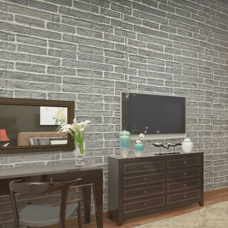 Pannelli decorativi 3D effetto mattone per camera e soggiorno – Set da 2