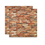 Pannelli decorativi 3D effetto mattone per camera e soggiorno – Set da 2