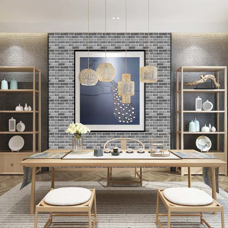 Pannelli decorativi 3D effetto mattone industriale per parete – Set da 5 pezzi