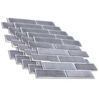 Pannelli decorativi 3D effetto mattone industriale per parete – Set da 5 pezzi