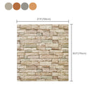 Pannelli decorativi 3D effetto mattone per soggiorno – Set da 2