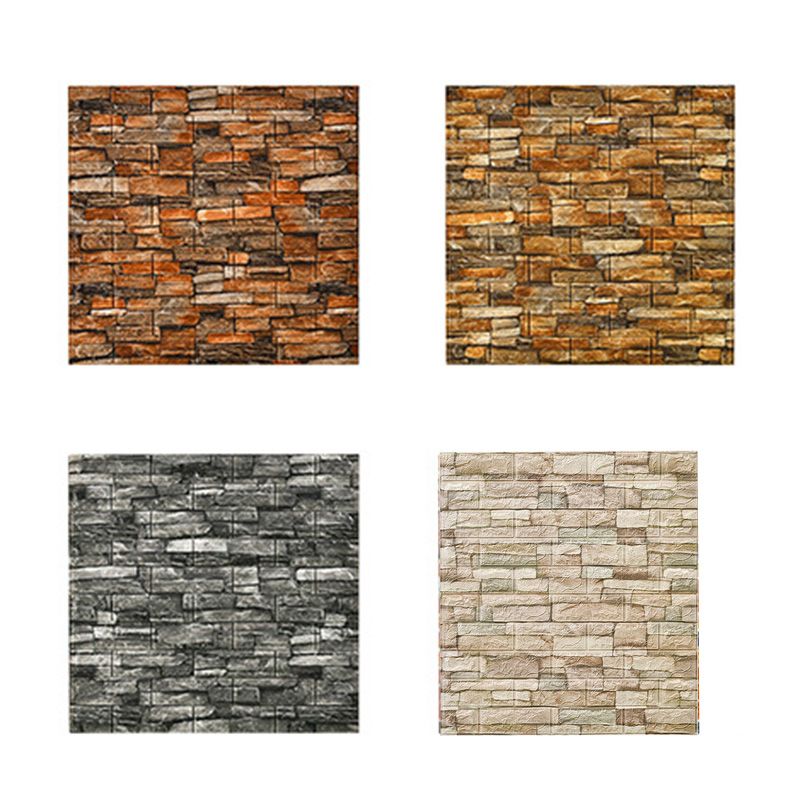 Pannelli decorativi 3D effetto mattone per soggiorno – Set da 2