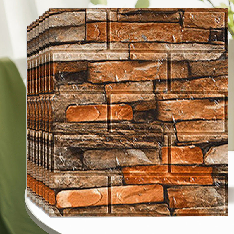 Pannelli decorativi 3D effetto mattone per soggiorno – Set da 2