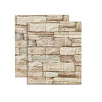 Pannelli decorativi 3D effetto mattone per soggiorno – Set da 2