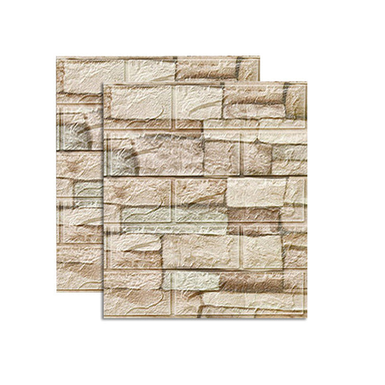 Pannelli decorativi 3D effetto mattone per soggiorno – Set da 2