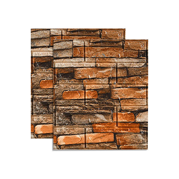 Pannelli decorativi 3D effetto mattone per soggiorno – Set da 2