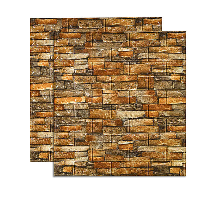 Pannelli decorativi 3D effetto mattone per soggiorno – Set da 2