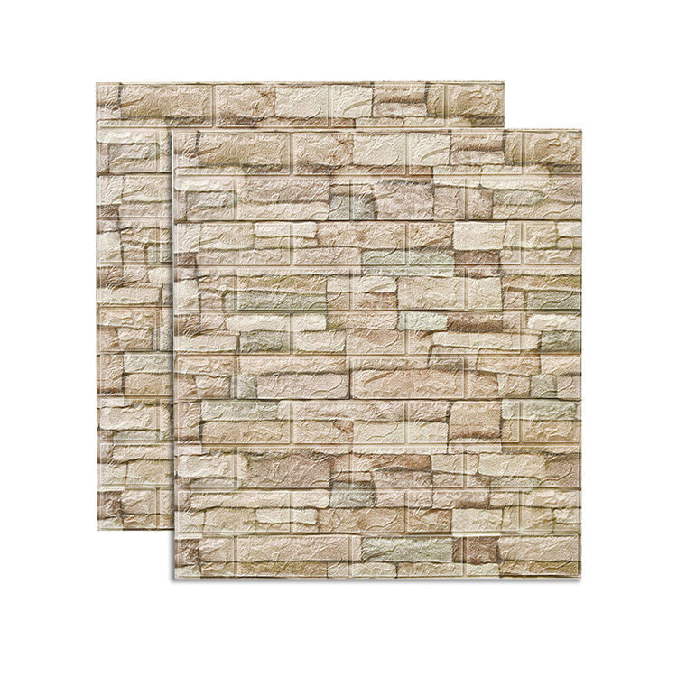 Pannelli decorativi 3D effetto mattone per soggiorno – Set da 2
