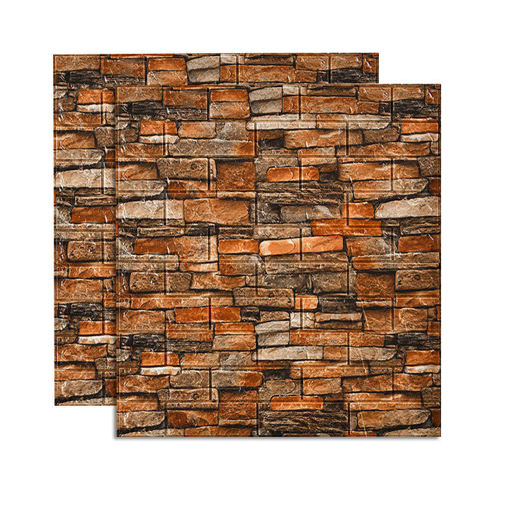 Pannelli decorativi 3D effetto mattone per soggiorno – Set da 2