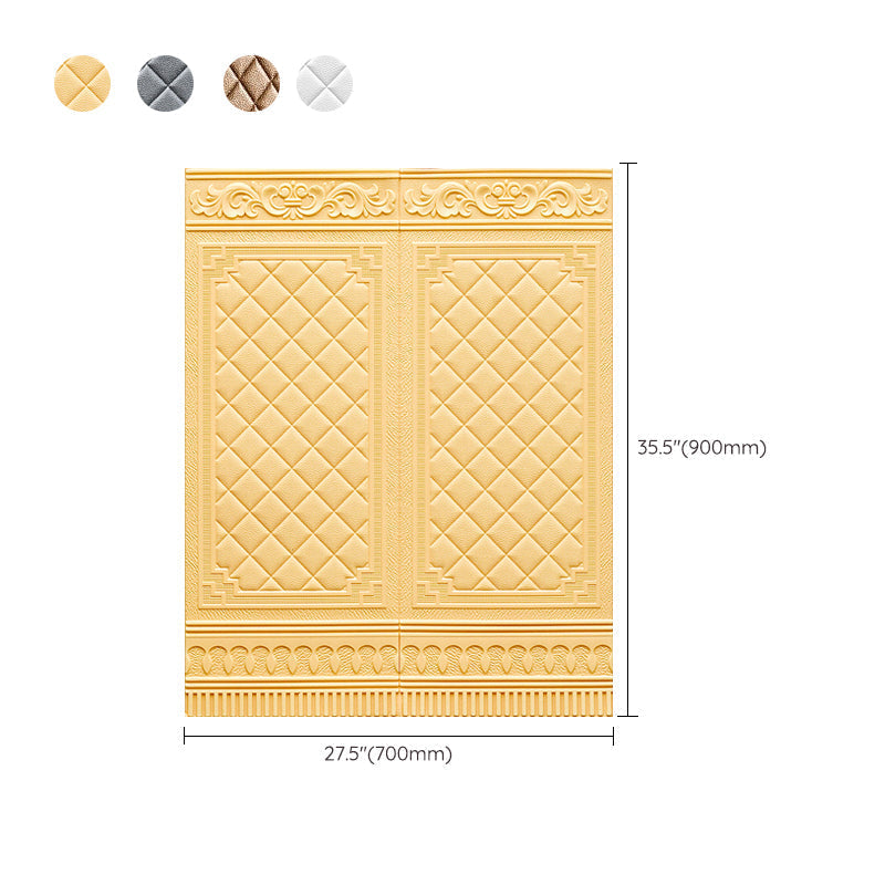 Pannelli decorativi 3D per parete in plastica impermeabile