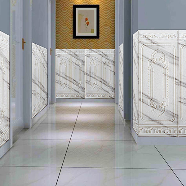 Pannelli decorativi 3D per parete in plastica impermeabile