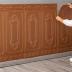 Pannelli decorativi 3D per parete in plastica impermeabile