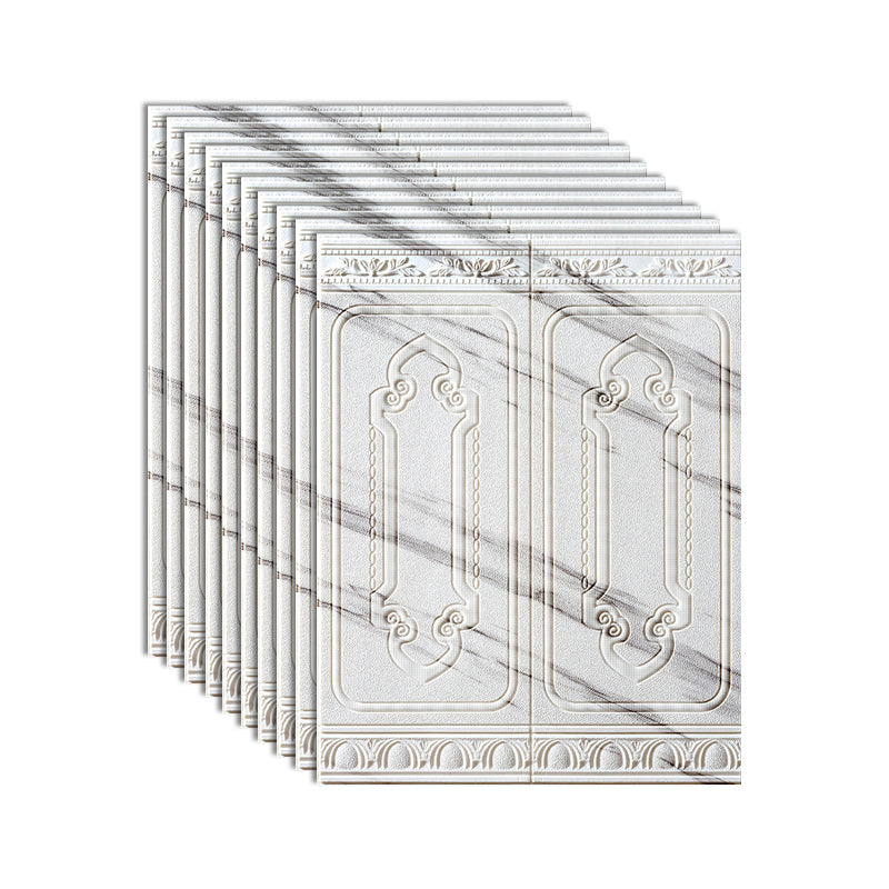 Pannelli decorativi 3D per parete in plastica impermeabile