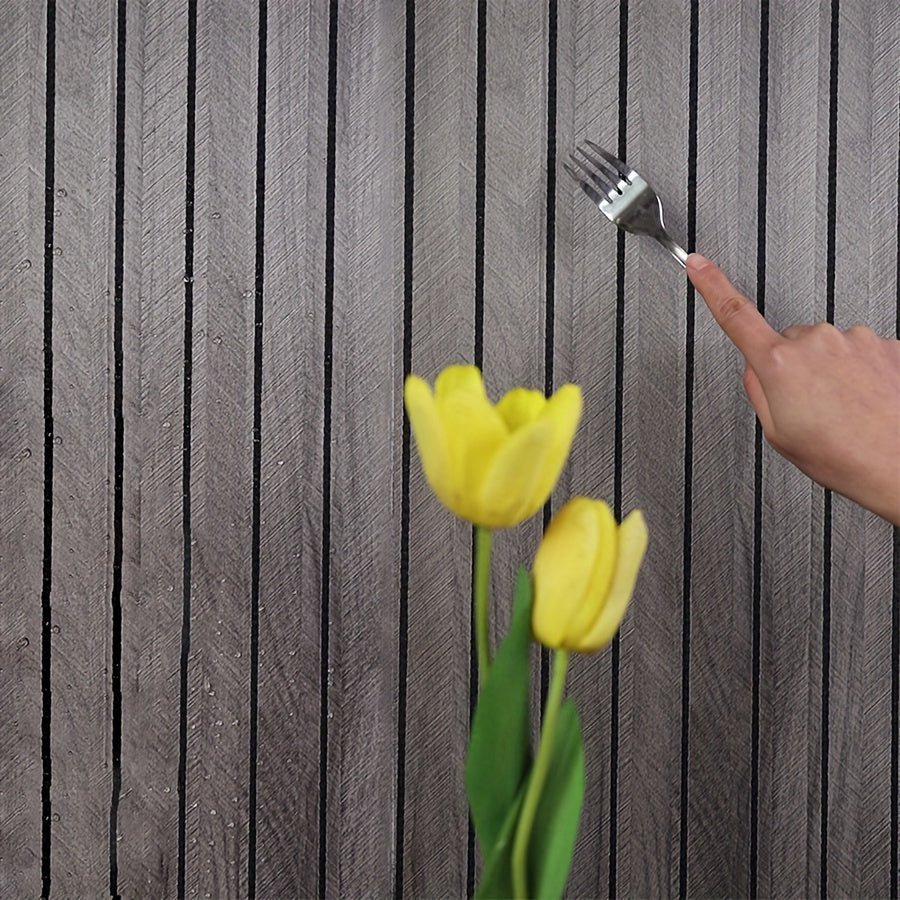 Pannelli murali 3D autoadesivi effetto legno realistico