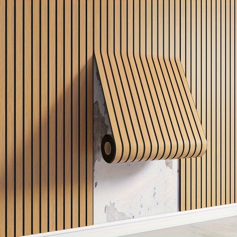 Pannelli murali 3D autoadesivi effetto legno realistico