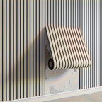 Pannelli murali 3D autoadesivi effetto legno realistico