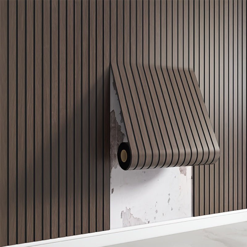 Pannelli murali 3D autoadesivi effetto legno realistico