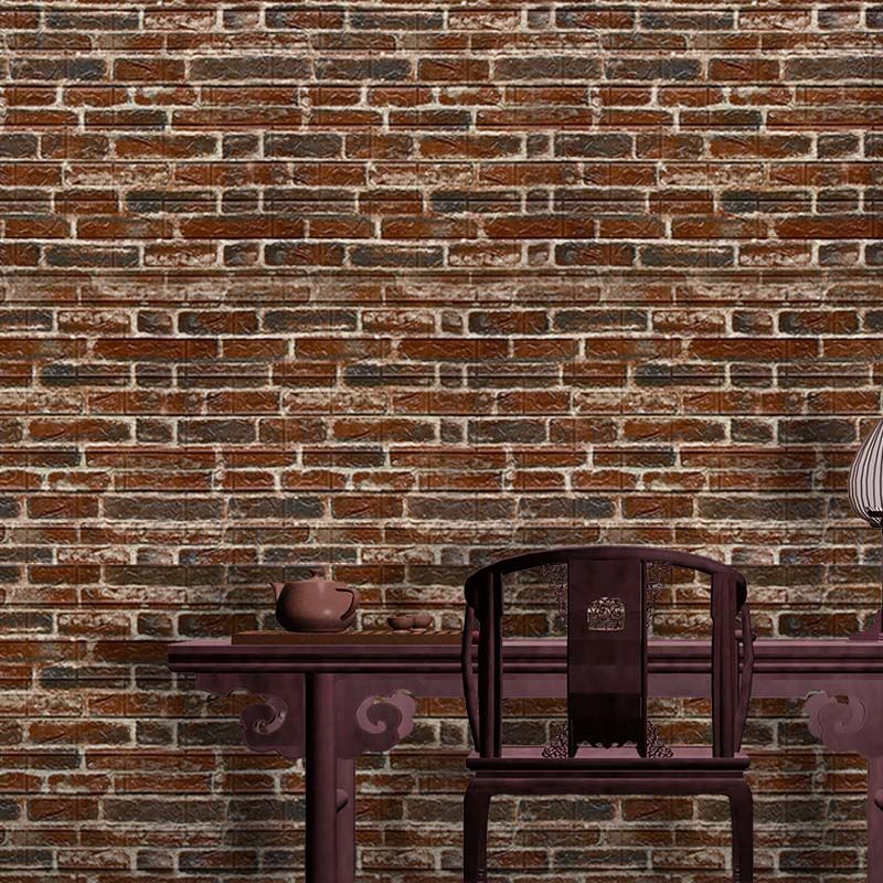 Pannelli murali 3D effetto industriale in vinile – Set da 10 pezzi