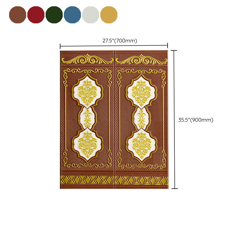 Pannello decorativo 3D effetto rilievo stile Glam impermeabile per soggiorno