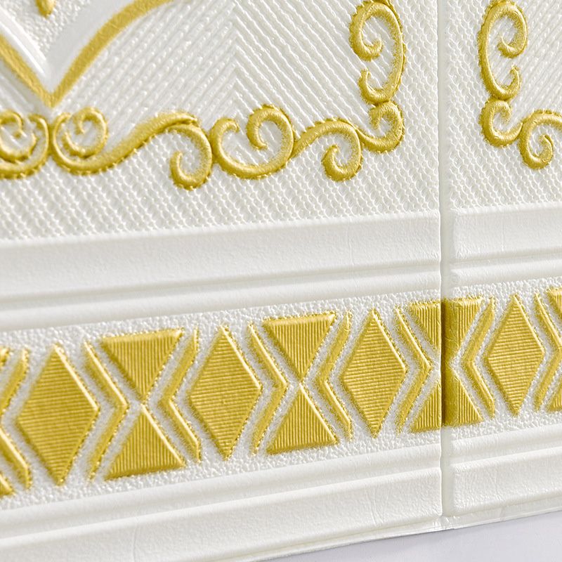Pannello decorativo 3D effetto rilievo stile Glam impermeabile per soggiorno