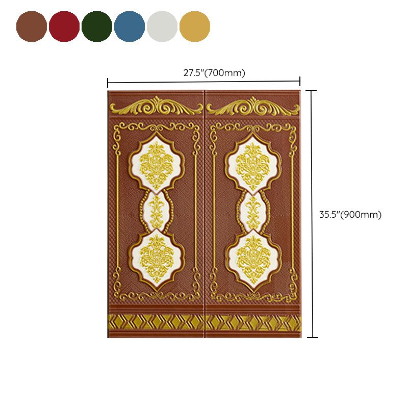 Pannello decorativo 3D effetto rilievo stile Glam impermeabile per soggiorno