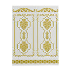 Pannello decorativo 3D effetto rilievo stile Glam impermeabile per soggiorno