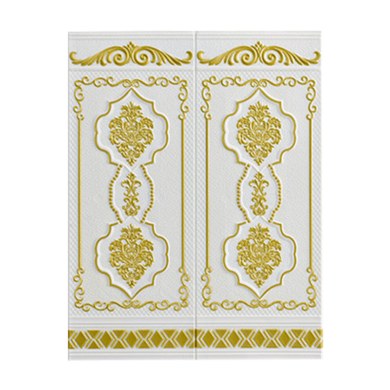Pannello decorativo 3D effetto rilievo stile Glam impermeabile per soggiorno