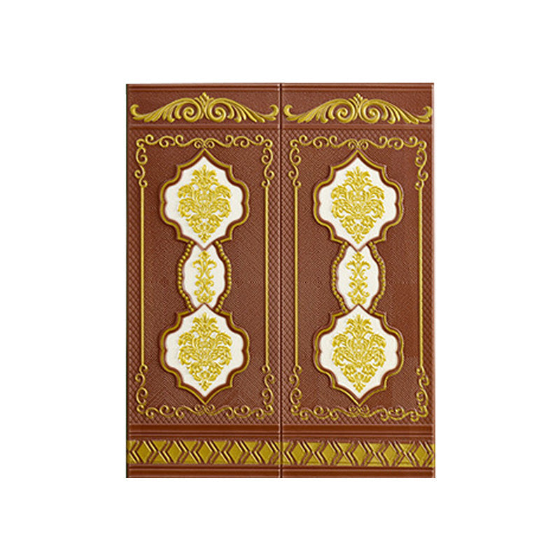 Pannello decorativo 3D effetto rilievo stile Glam impermeabile per soggiorno