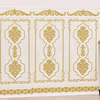 Pannello decorativo 3D effetto rilievo stile Glam impermeabile per soggiorno