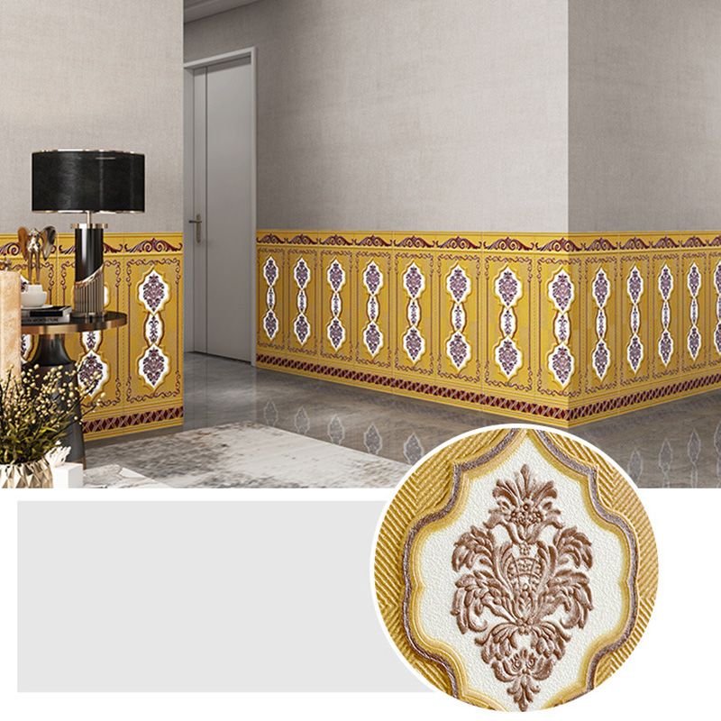 Pannello decorativo 3D effetto rilievo stile Glam impermeabile per soggiorno