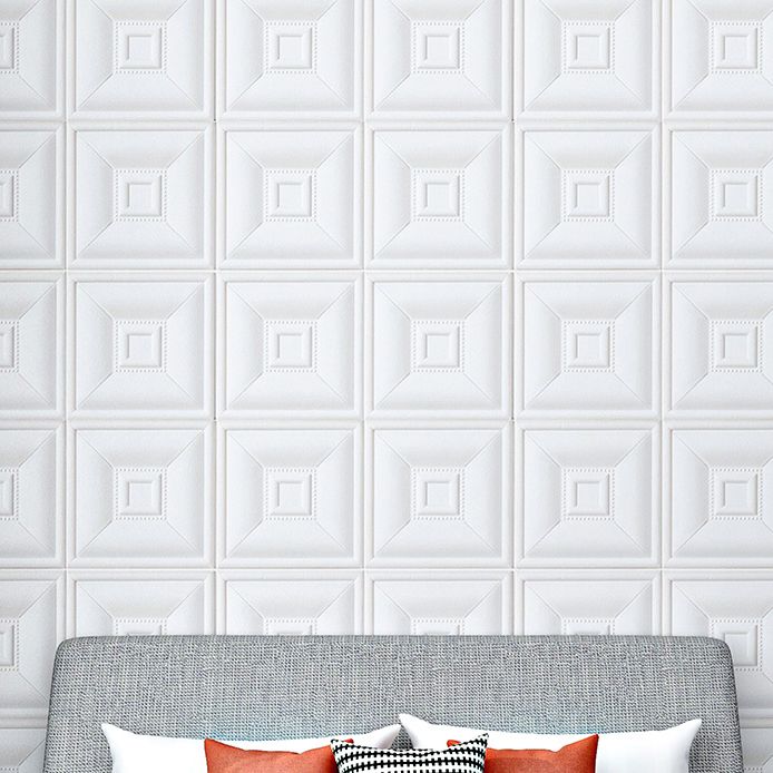 Pannello decorativo 3D imbottito per parete bagno e soggiorno