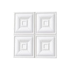 Pannello decorativo 3D imbottito per parete bagno e soggiorno