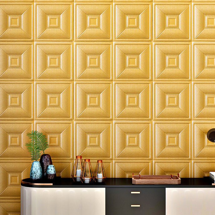 Pannello decorativo 3D imbottito per parete bagno e soggiorno