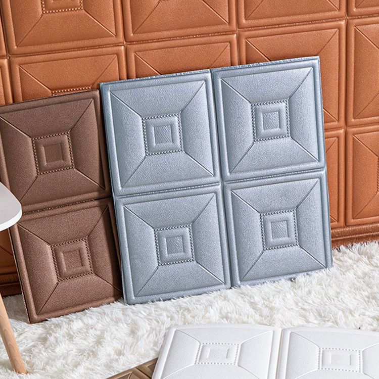 Pannello decorativo 3D imbottito per parete bagno e soggiorno