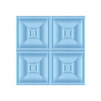 Pannello decorativo 3D imbottito per parete bagno e soggiorno